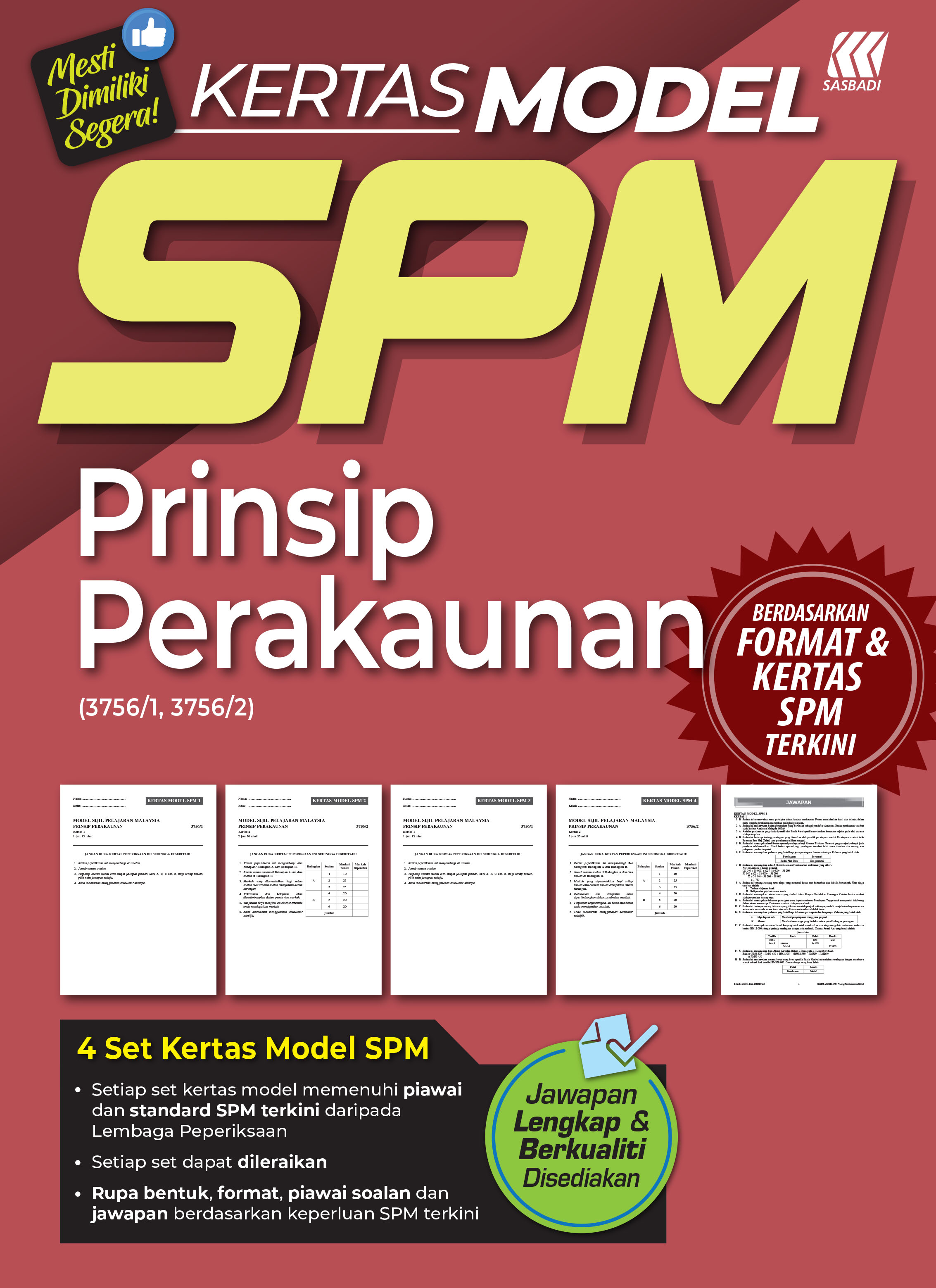 Kertas Model SPM (2023) P. Perakaunan Cover